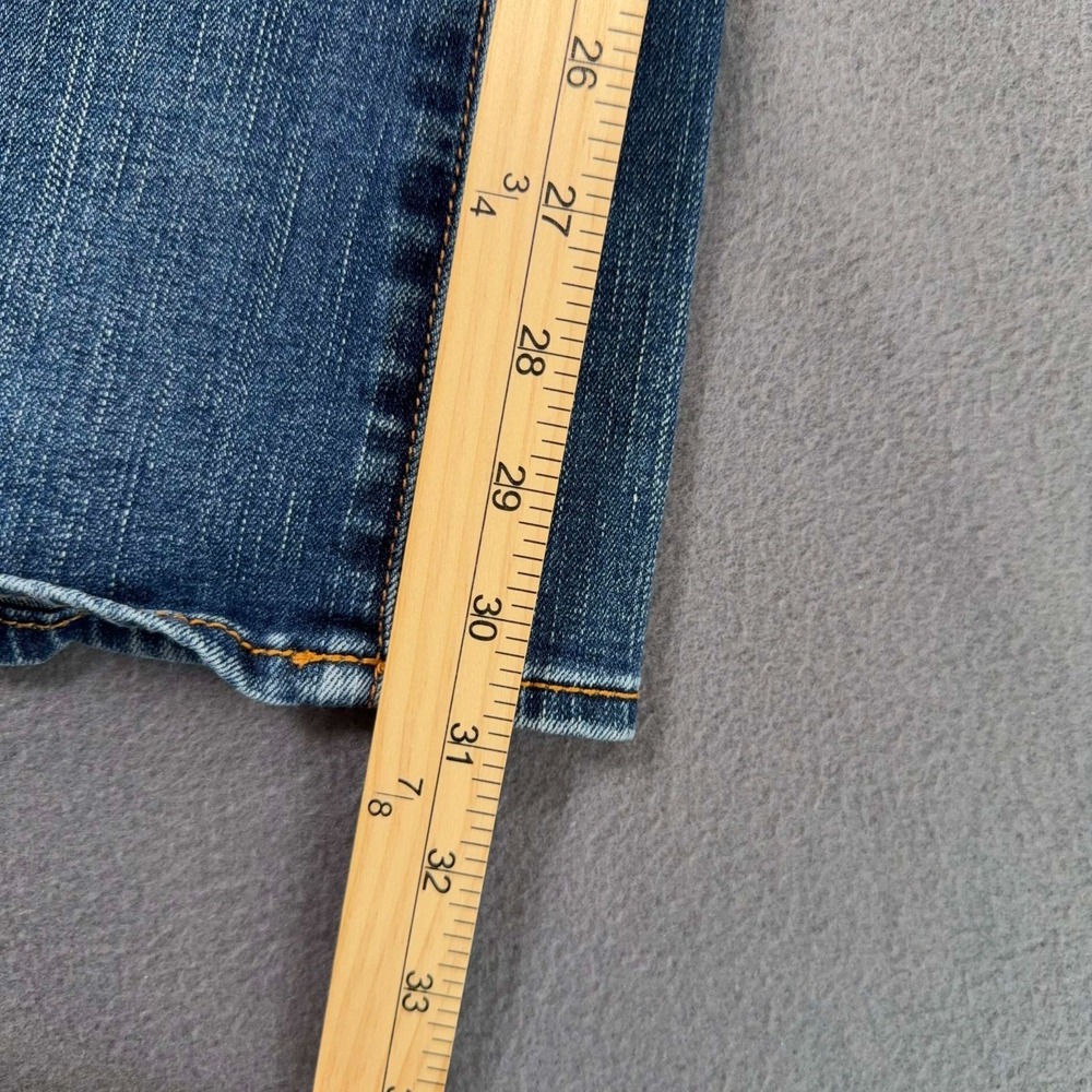 American Eagle Kick Boot Jeans Womens 6 Regular Medium Wash Stretch Denim Y2K - Picture 8 of 10